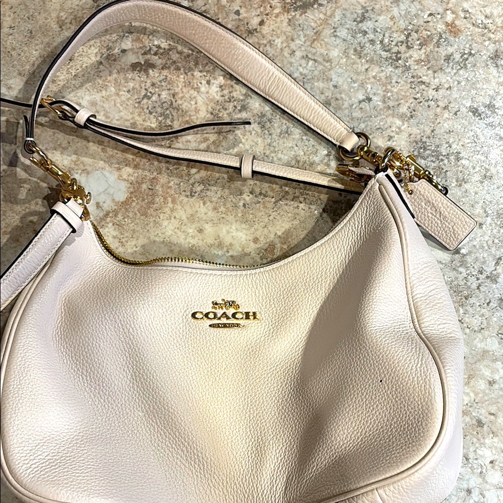 Coach Cream Leather Women's Bag